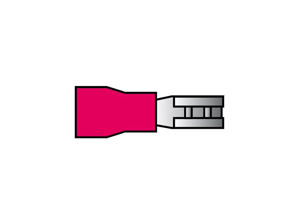 Carpoint Vlakstekerhuls 559 Rood 2.8x0.5mm 10 Stuks