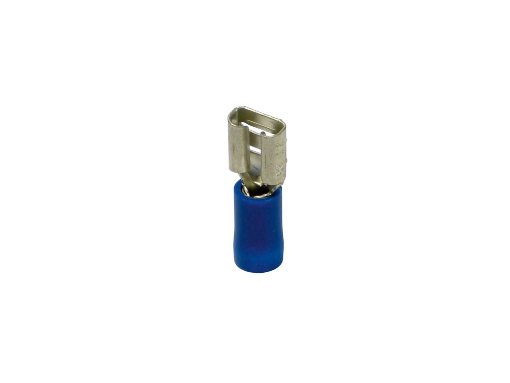 Carpoint Vlakstekerhuls 542 Blauw 6.3x0.8mm 10 Stuks