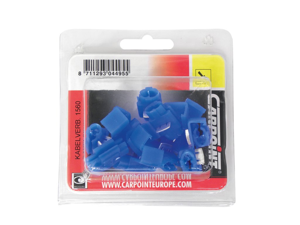Carpoint Aftakklem 1560 Blauw 10 Stuks