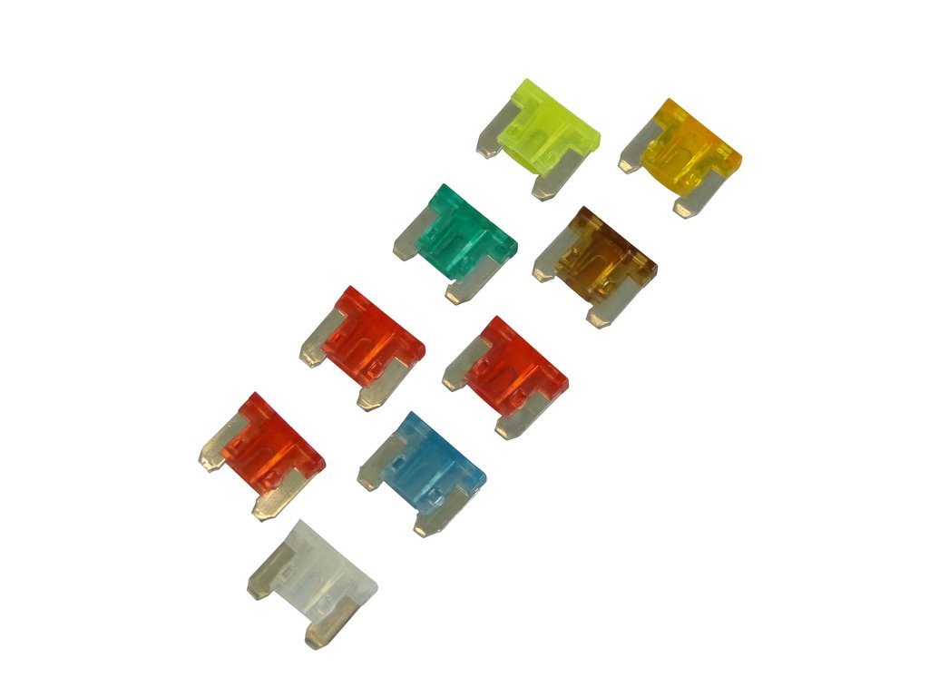 Carpoint Low Profile Mini Steekzekering Assortiment 3-10A 9 Stuks