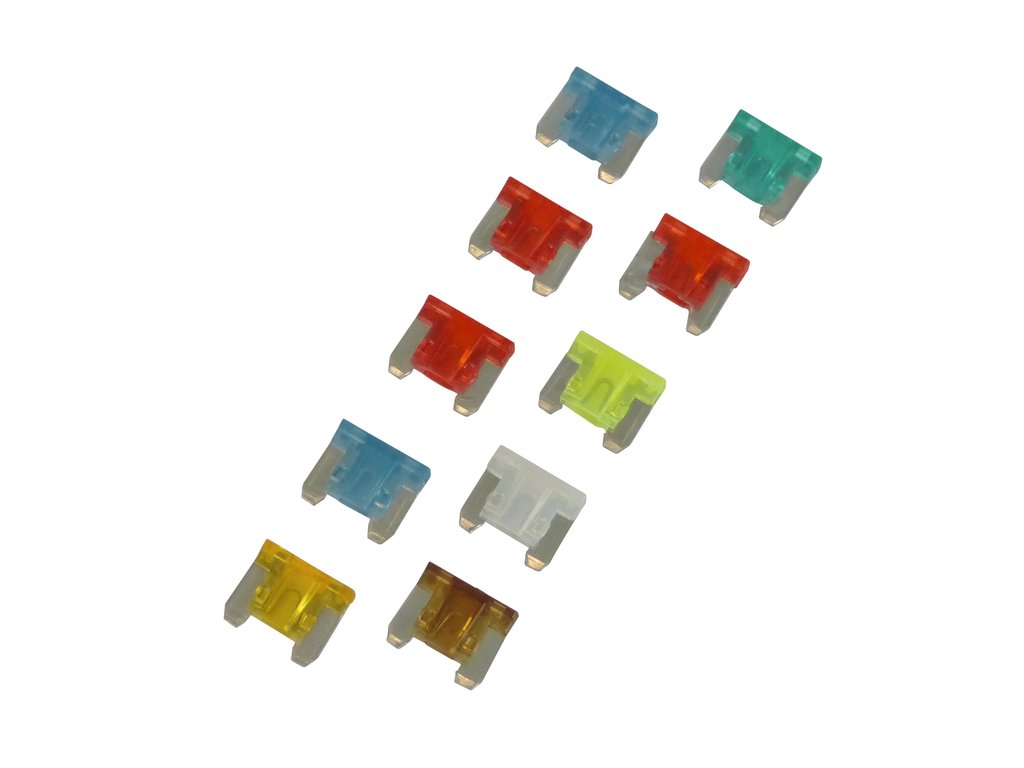 Carpoint Low Profile Mini Steekzekering Assortiment 15-30A 10 Stuks
