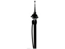 Antenne Telescoop 4 Secties Zwart