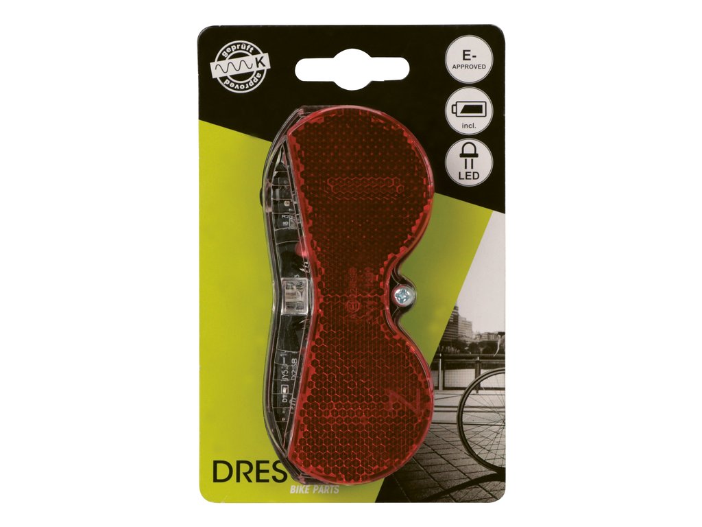 DRESCO ACHTERLICHT MODERN 3 LED M REFLECTOR