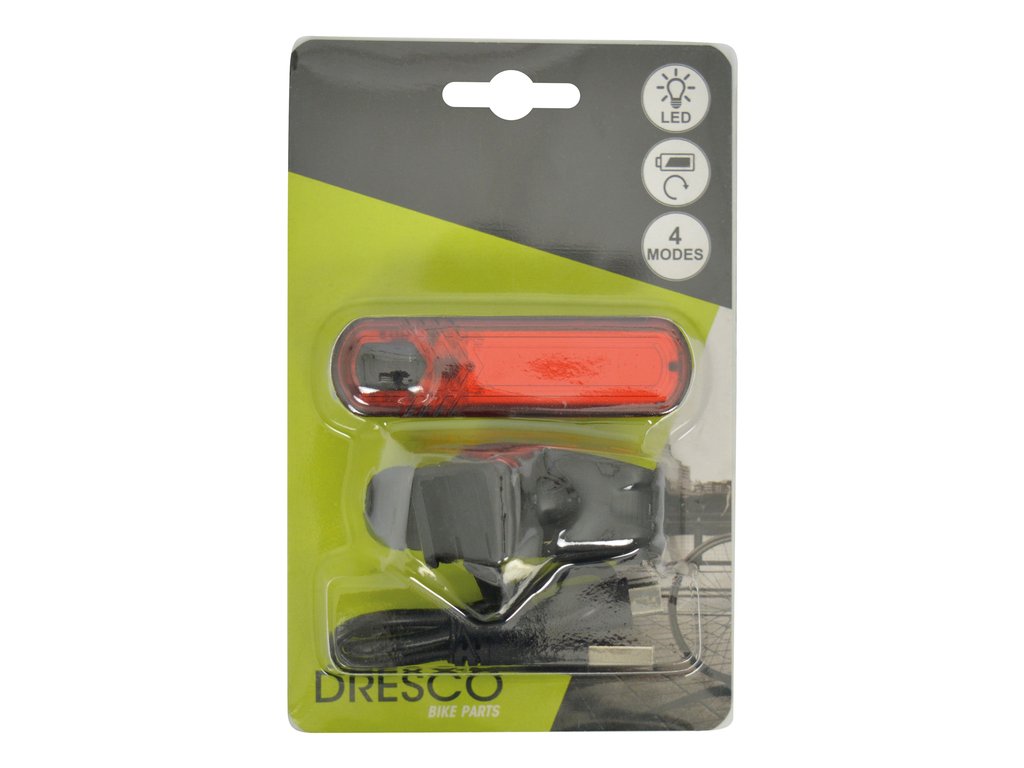 Dresco Achterlicht COB LED USB Oplaadbaar