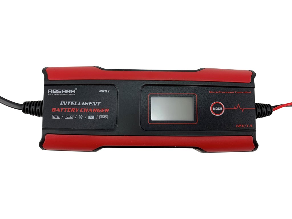 Absaar Acculader PRO 1.0 6/12V 1A