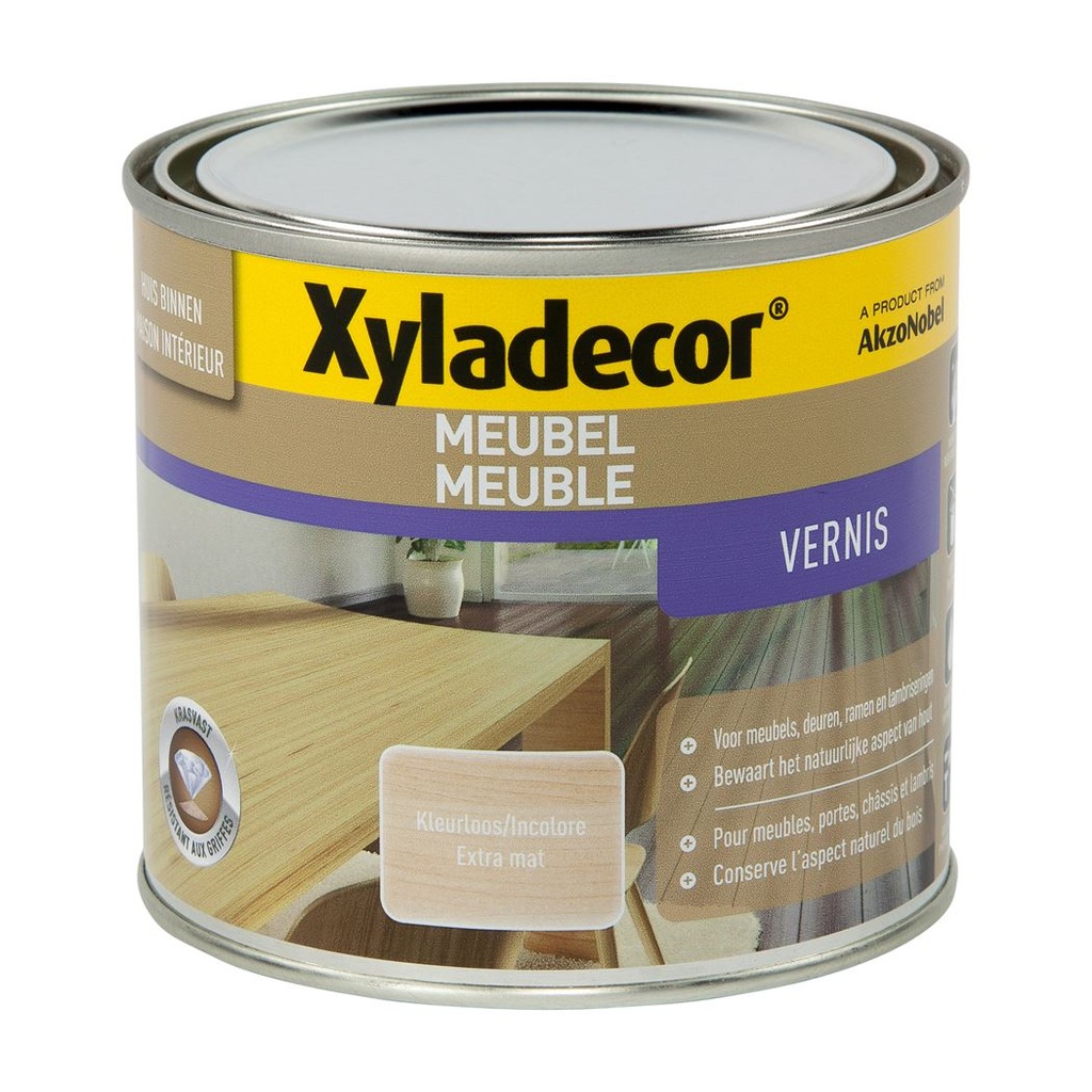 Xyladecor Meubelvernis Extra Mat Kleurloos 0,5L