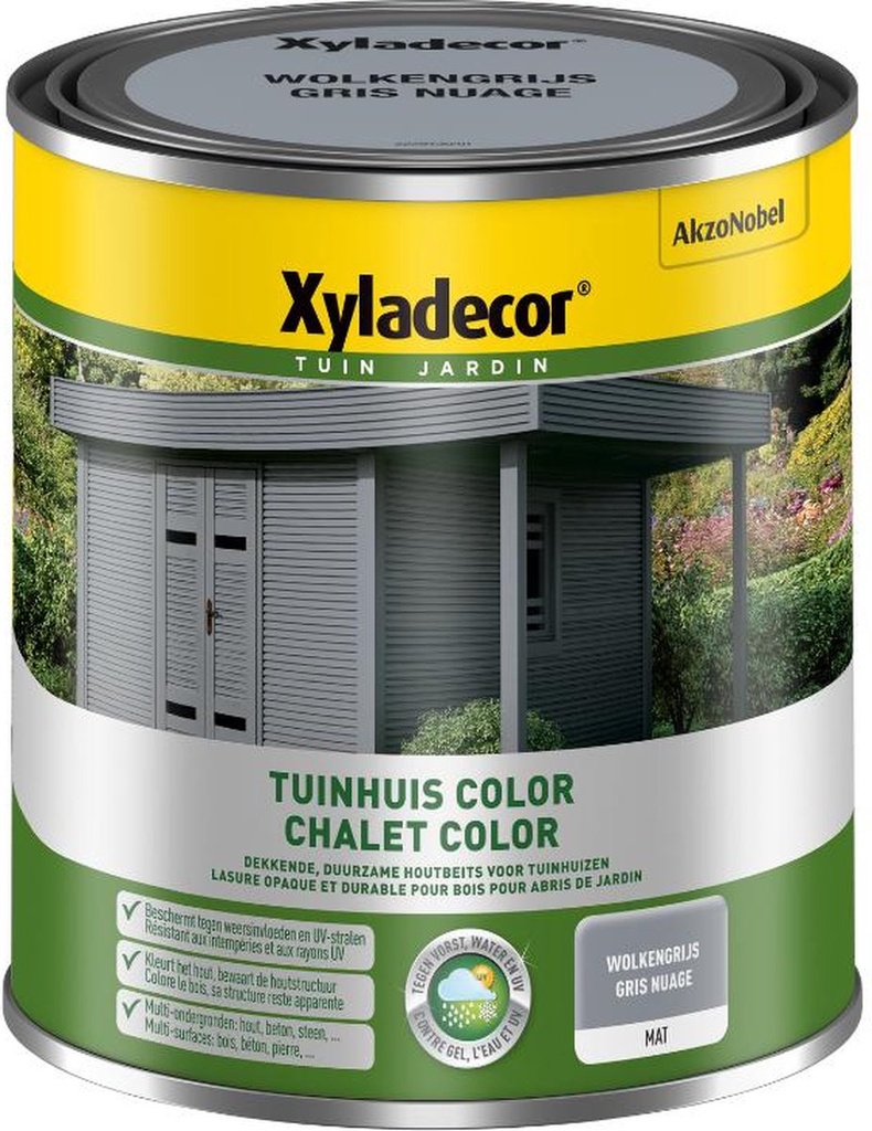 Xyladecor Tuinhuis Color Wolkengrijs 1L