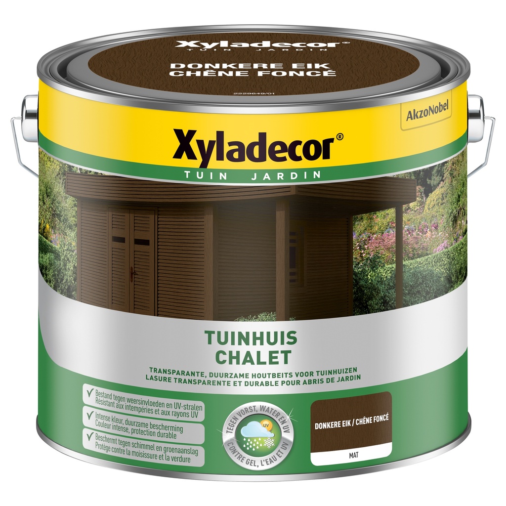 Xyladecor Tuinhuis WB Donkere Eik 2.5L