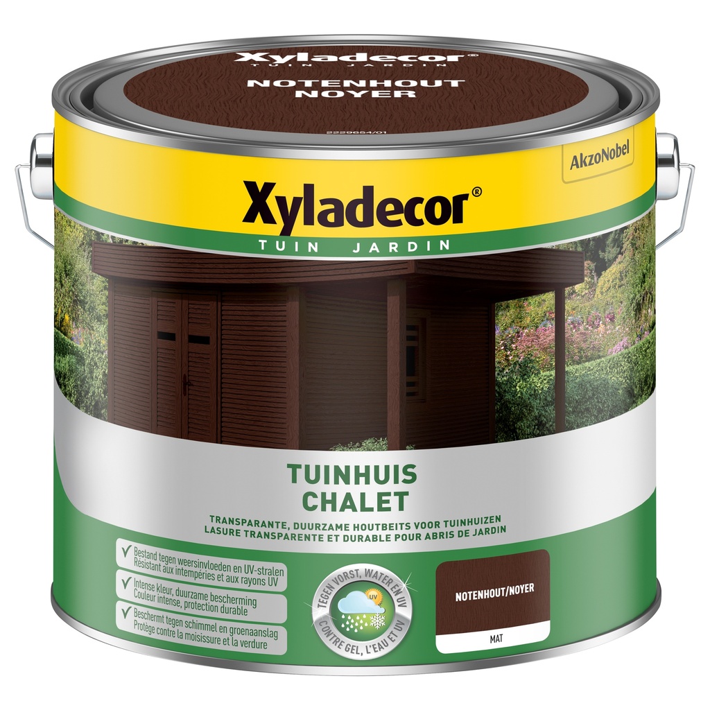 Xyladecor Tuinhuis WB Notenhout 2.5L