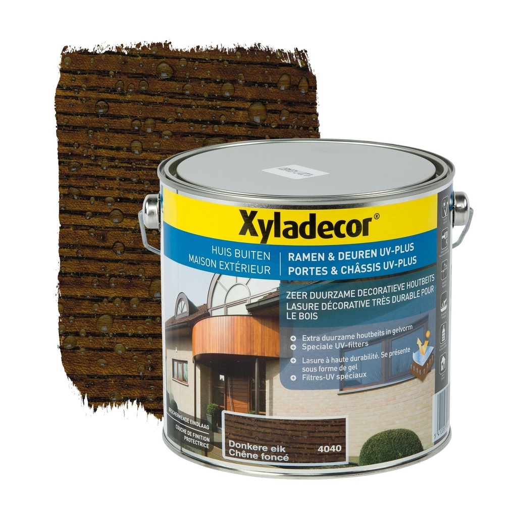 Xyladecor Ramen&Deuren UV-Plus Donkere Eik 2,5L