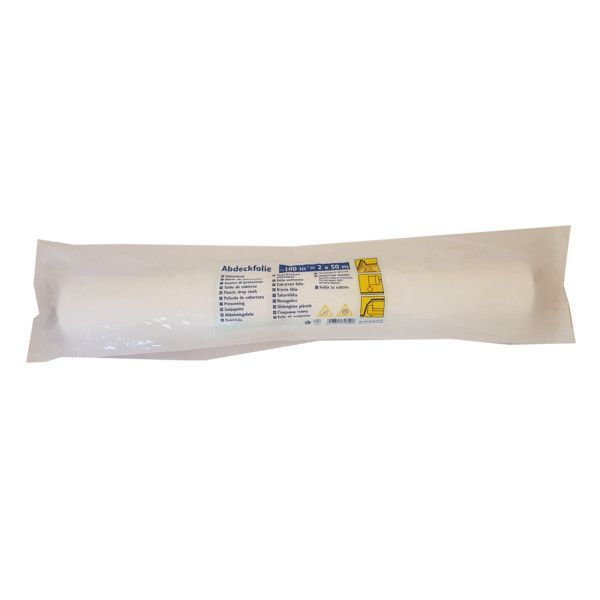 Afdekfolie Rol 2X50M 0,005mm HDPE
