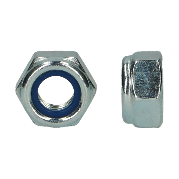 Zeskantborgmoer |8| DIN 985 M10 Zn Per st