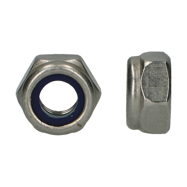 Zeskantborgmoer DIN 985 M 6 A2 200ST
