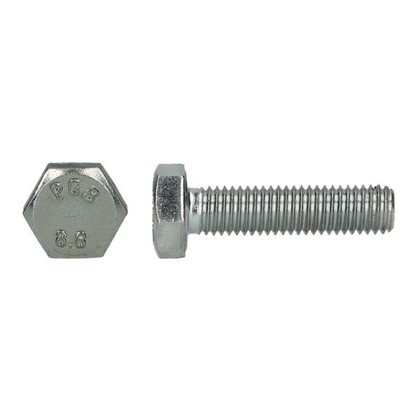 Zeskanttapbout 8.8 DIN 933 Zn M10X 20 Per st