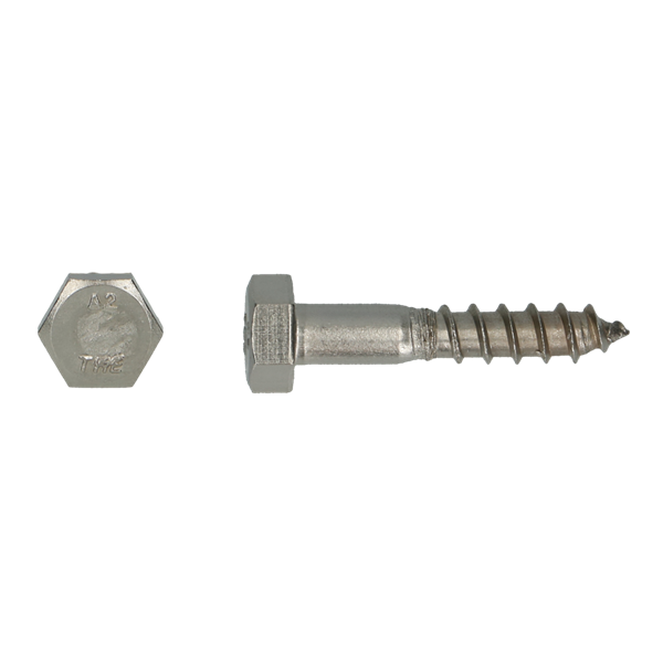 Houtdraadbout DIN 571 Ø 6x 40 A2 200S