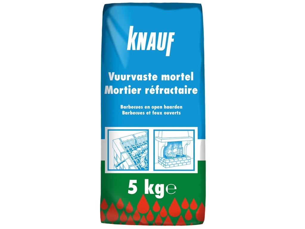 KNAUF VUURVASTE MORTEL 5KG