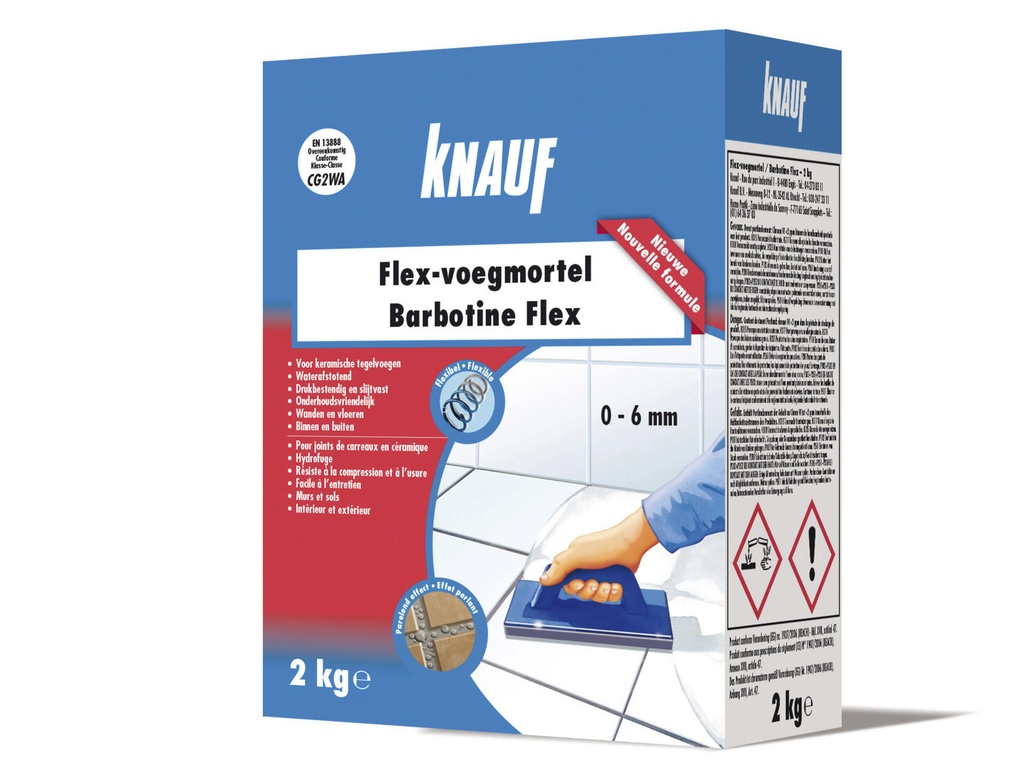 KNAUF FLEX-VOEGMORTEL BEIGE 2KG