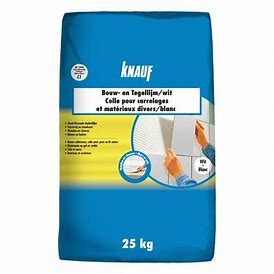 KNAUF BOUW-EN TEGELLIJM WIT 25KG