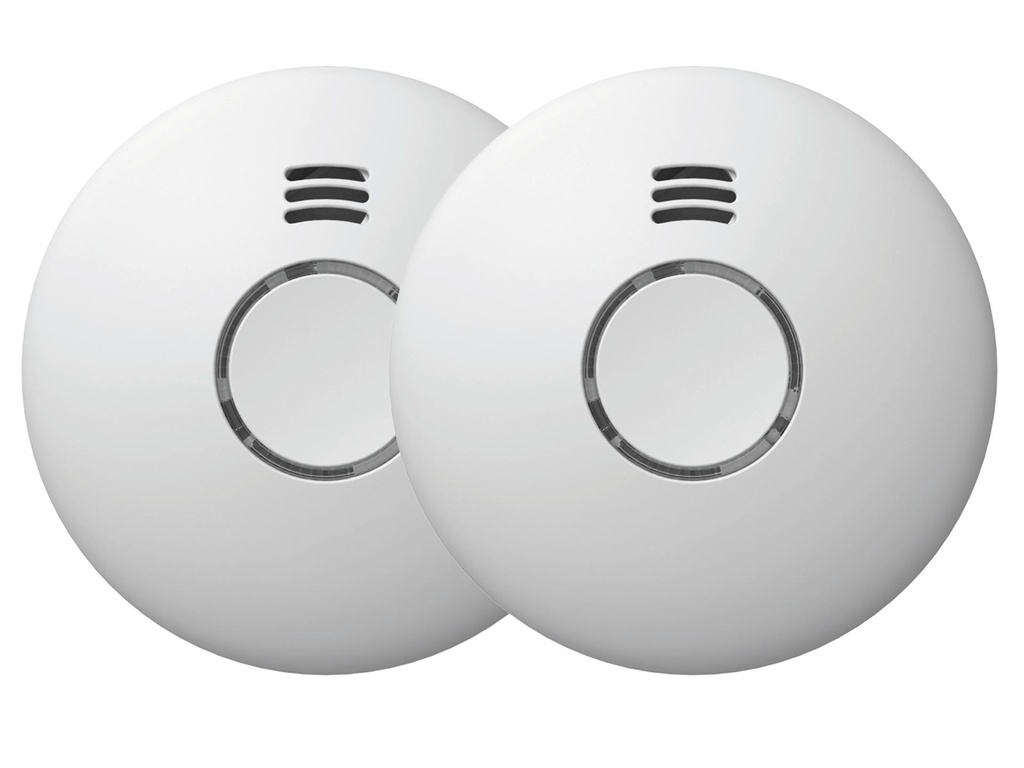 Profile Koppelbare rookmelders duopack 2 batterij AA