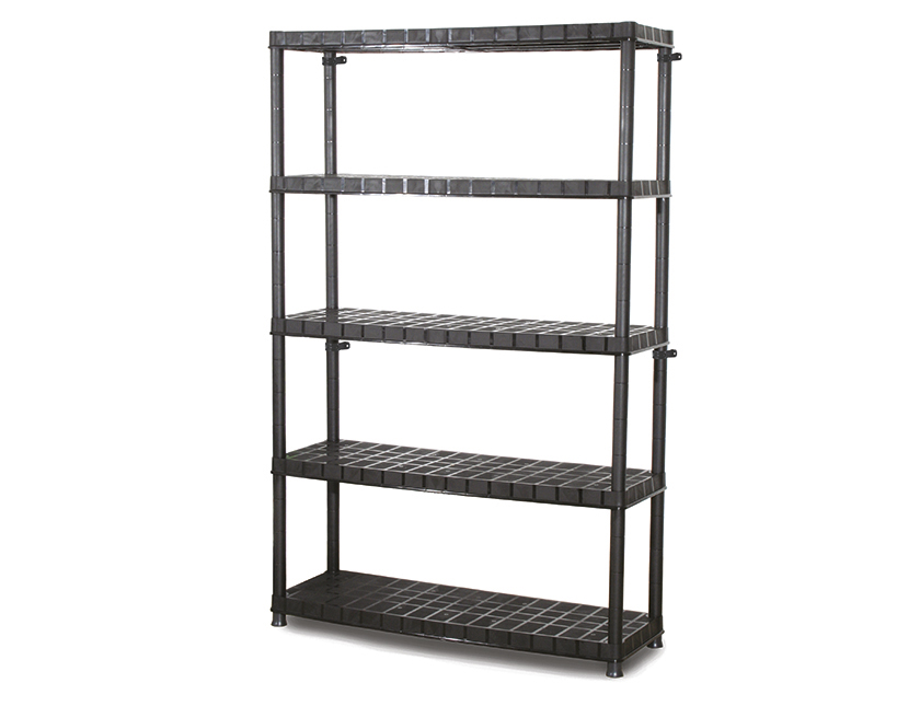 PLASTI RACK 120 185X120X40 5 LEGBORDEN ZWART