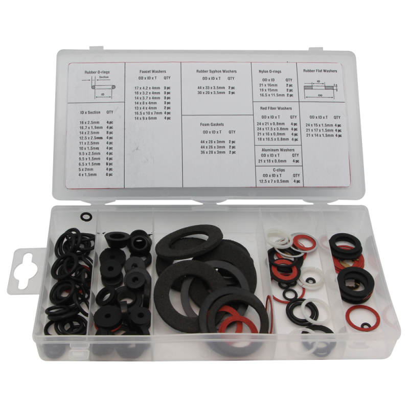 Assortiment Afdichtingsringen 125-Delig