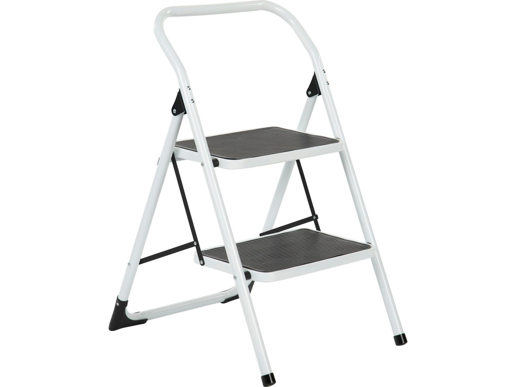 Big Step Trapladder 2 Treden Wit