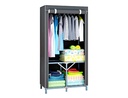 KLEDINGKAST ALU-CANV 80X46X155