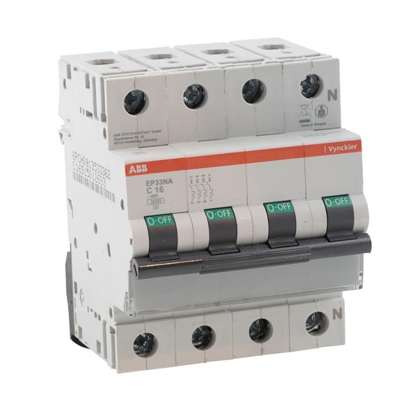 ABB VYNCKIER - EP30 RAILAUTOMAAT 3KA 3P+N C 25A