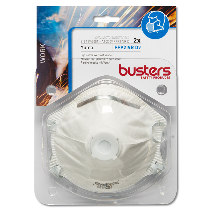 [1011726] STOFMASKER YUMA FFP2 NR DV 2ST