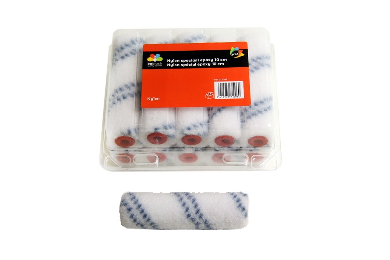 BOBRUSH VERVANGROL NYLON 10ST PROFI-LINE
