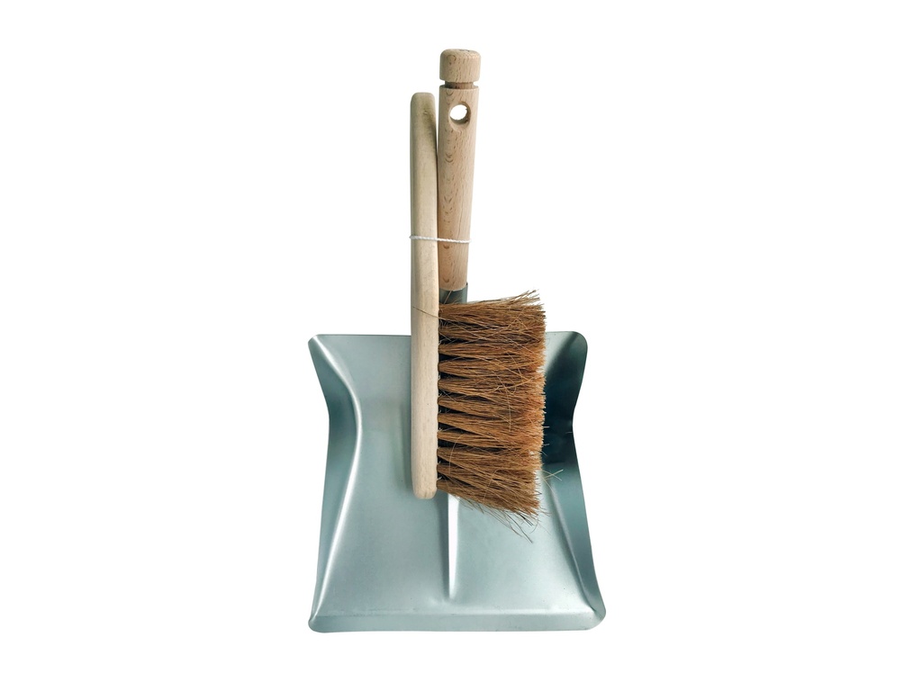 BOBRUSH STOFFER + BLIK GALVANISE HOUTEN STEEL + COCO