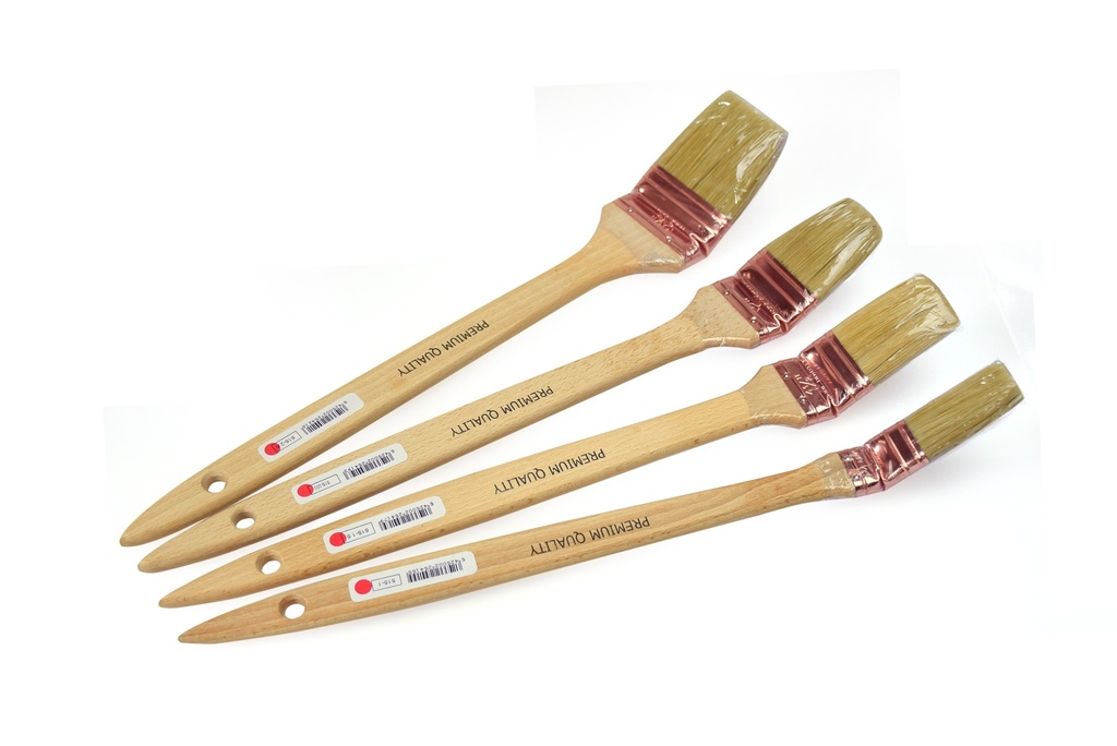 BOBRUSH RADIATORBORSTEL HOUT BLOND 1"