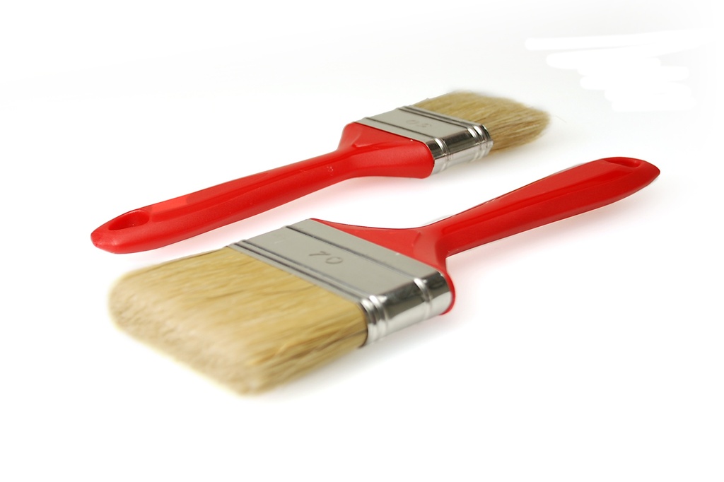 BOBRUSH PLATTE KWAST BLOND 70MM INDUSTRIE