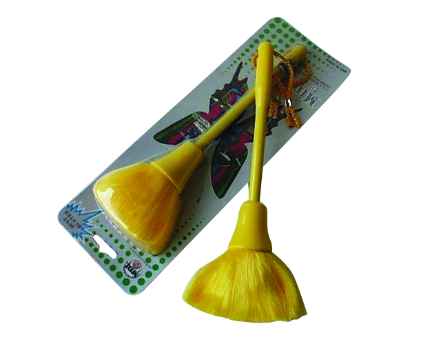 BOBRUSH MINI PLUMEAU GEEL SYNTHETISCH