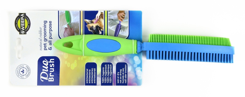 RUBBER HANDBORSTEL DUO BRUSH