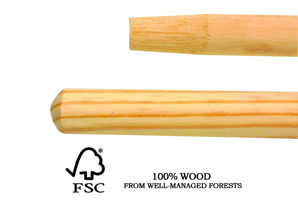 BOBRUSH BORSTELSTEEL HOUT 1,40M