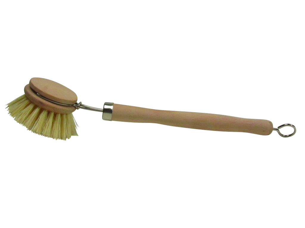 BOBRUSH AFWASBORSTEL ROND HOUT TAMPICO