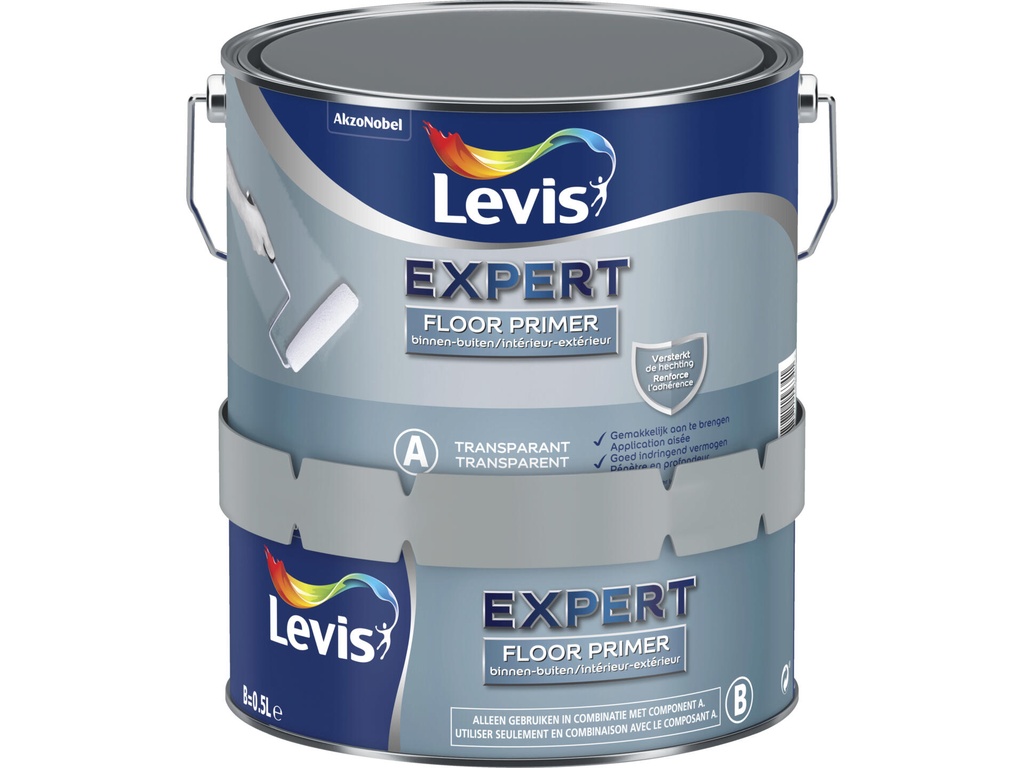Levis Expert Primer Voor Vloeren 2,5l Transparant
