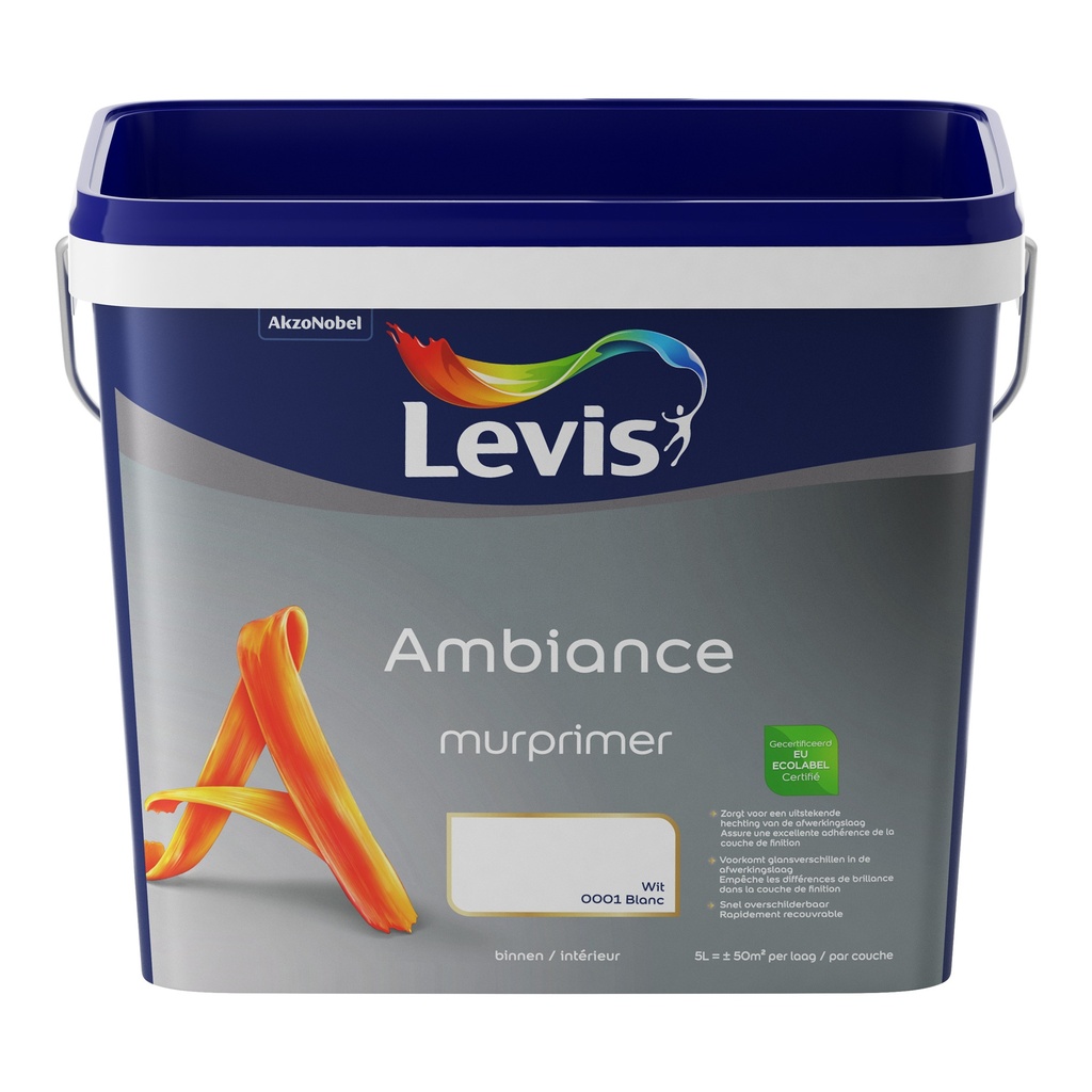 Levis Ambiance Primer Muur 5l Wit