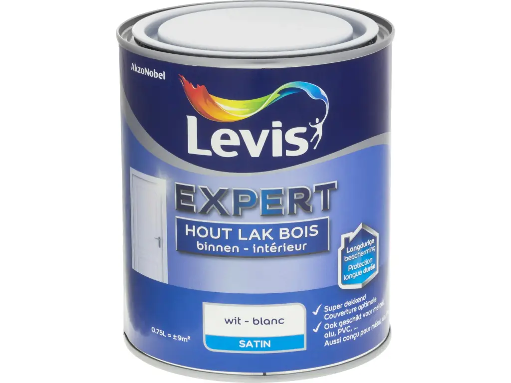 Levis Expert Binnenlak Zijdeglans Wit 750 ml