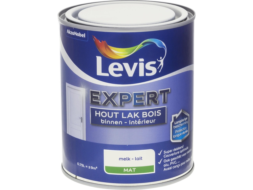 Levis Expert Binnenlak Mat Melk 750 ml