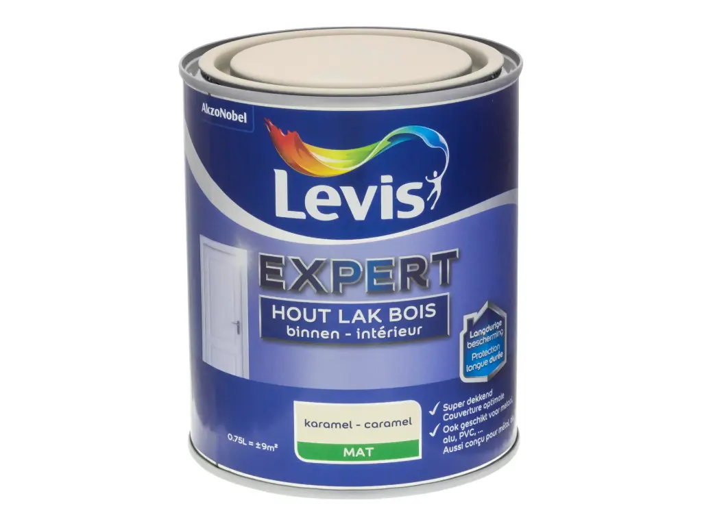 Levis Expert Binnenlak Mat Karamel 750 ml