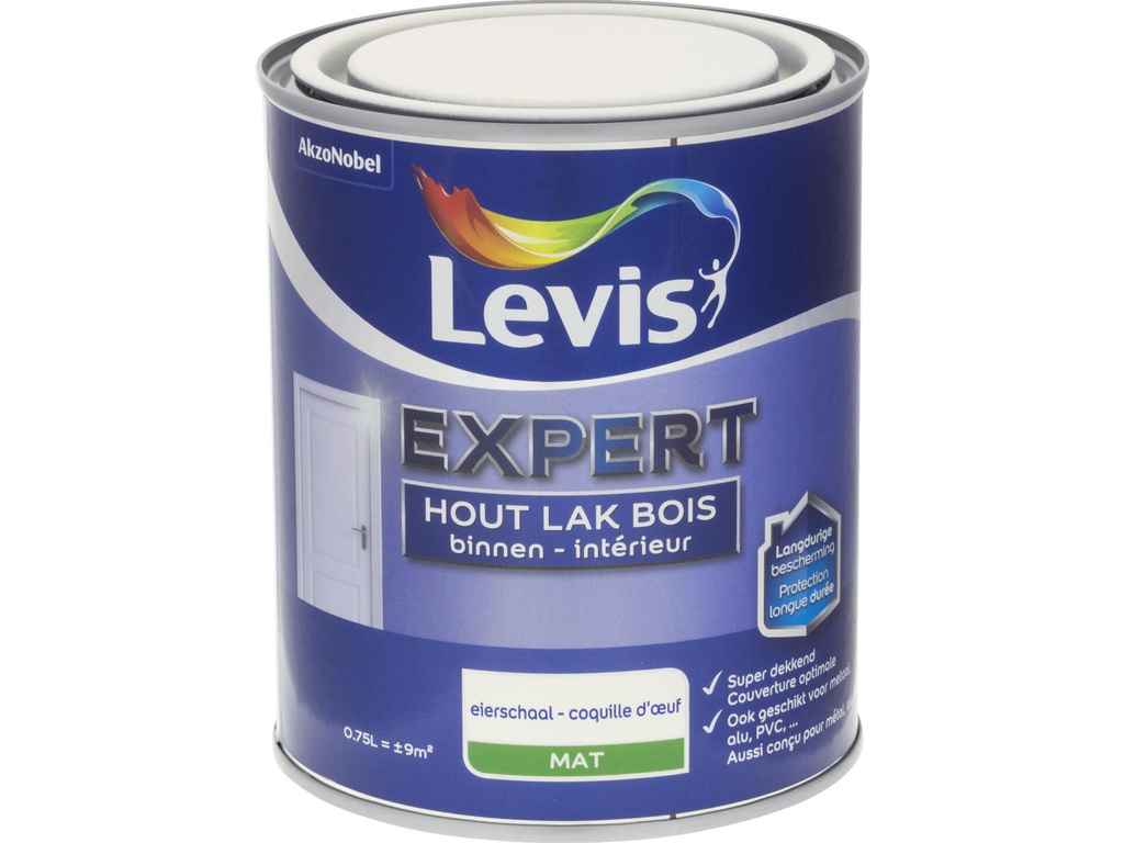 Levis Expert Binnenlak Mat Eierschaal 750 ml