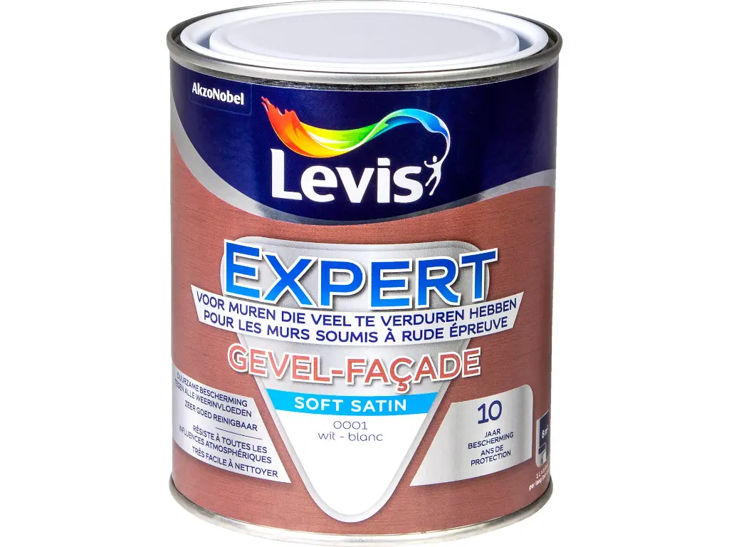 [LV5241114] Levis Expert gevelverf zijdeglans 1l wit