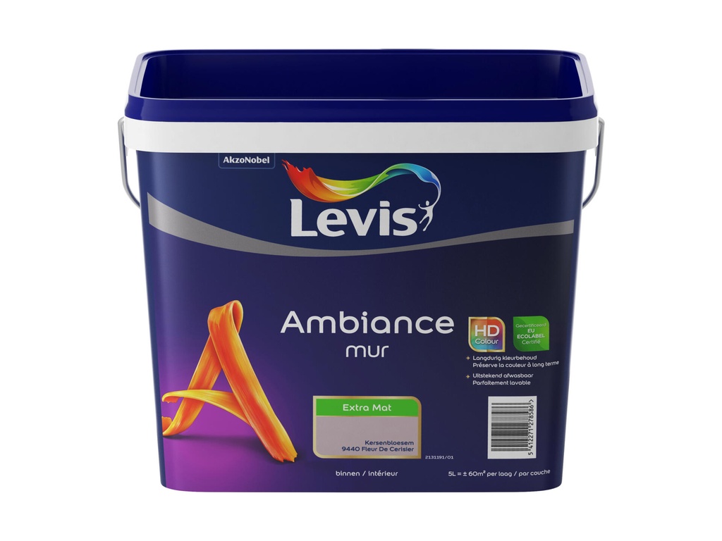 Levis Ambiance Muurverf Extra Mat 5l Kersenbloesem