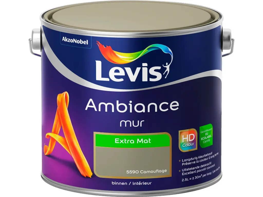 Levis Ambiance Muurverf Extra Mat 2,5l Camouflage