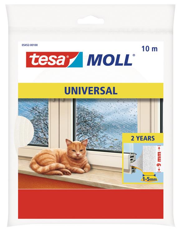 TESA UNIVERSEEL SCHUIMPROFIEL WIT 10Mx9MM