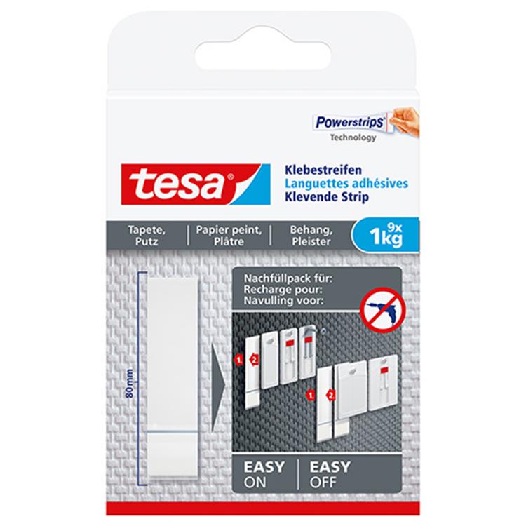 TESA POWERSTRIPS GEVOELIGE ONDERGRONDEN 1KG