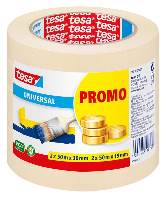 TESA PROMO  2R 50M:30MM 2RL 19MM