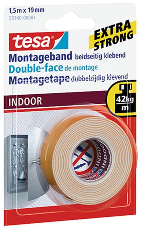TESA MONTAGE KLEEFB INDOOR 1,5MX19